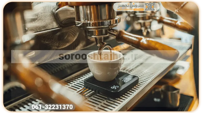 اسپرسو چگونه در دستگاه اسپرسو ساز صنعتی آماده می شود